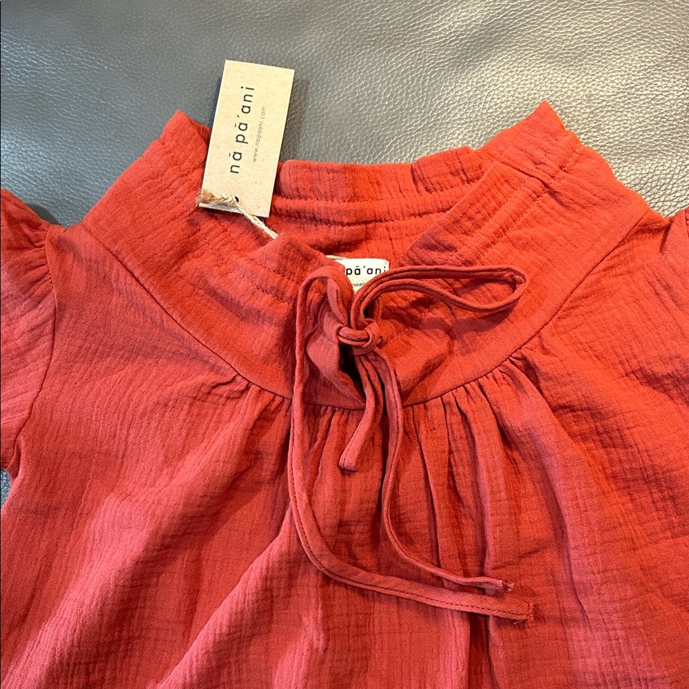 Na pa ani Girls Orange Dress, size 4Y, NWT - Picture 3 of 5